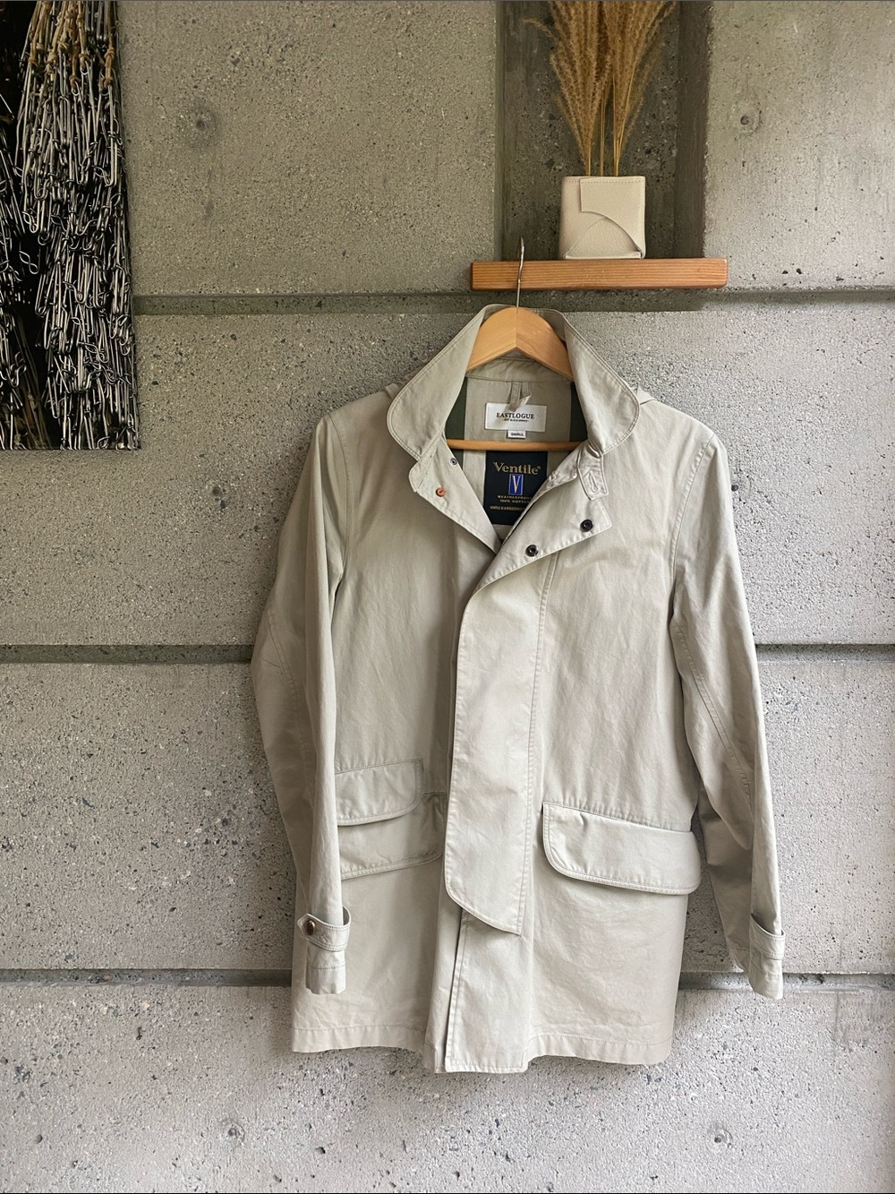 Mens EASTLOGUE Waterproof Trench High Quality